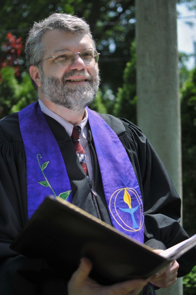 Pastor Lee Richards Celebrating a Wedding