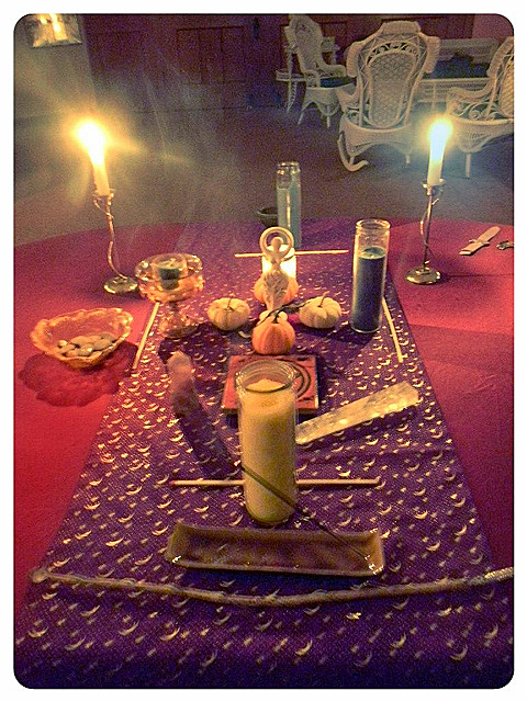 Samhain Table, 2012, Pullman Memorial Universalist Church