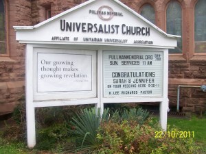 Pullman Memorial Wayside Pulpit Announces Wedding